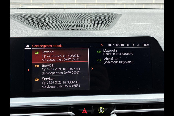BMW 3 Serie Sedan 320i High Executive M Sport Pakket Automaat / Live Cockpit Professional / Leder / 19 Inch / Head-Up Display / Adaptive Cruise Control / Hifi / Shadow Line / M Sportremsysteem / Achteruitrijcamera