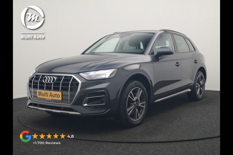 Audi Q5 50 TFSI e Pro Line PHEV 300pk Dealer O.H. | Trekhaak Af Fabriek | Camera | Voorstoelen Verwarmd | Sfeerverlichting | Virtual Cockpit | Navigatie | Cruise Control | DAB | 19"L.M | Plug In Hybrid |
