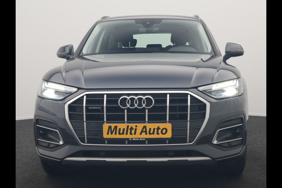Audi Q5 50 TFSI e Pro Line PHEV 300pk Dealer O.H. | Trekhaak Af Fabriek | Camera | Voorstoelen Verwarmd | Sfeerverlichting | Virtual Cockpit | Navigatie | Cruise Control | DAB | 19"L.M | Plug In Hybrid |