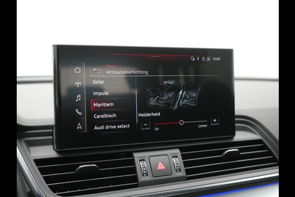 Audi Q5 50 TFSI e Pro Line PHEV 300pk Dealer O.H. | Trekhaak Af Fabriek | Camera | Voorstoelen Verwarmd | Sfeerverlichting | Virtual Cockpit | Navigatie | Cruise Control | DAB | 19"L.M | Plug In Hybrid |