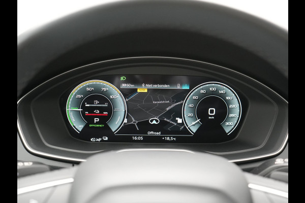 Audi Q5 50 TFSI e Pro Line PHEV 300pk Dealer O.H. | Trekhaak Af Fabriek | Camera | Voorstoelen Verwarmd | Sfeerverlichting | Virtual Cockpit | Navigatie | Cruise Control | DAB | 19"L.M | Plug In Hybrid |