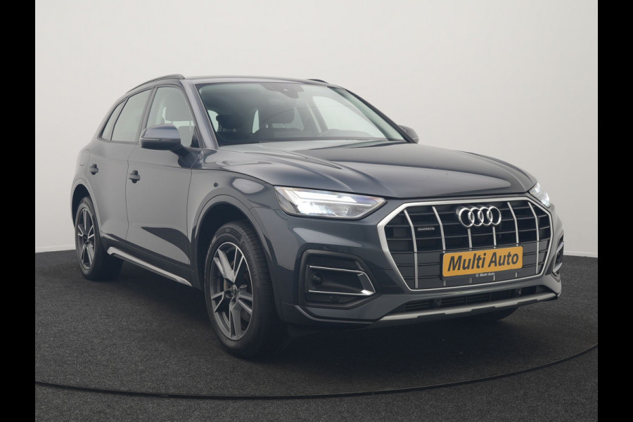 Audi Q5 50 TFSI e Pro Line PHEV 300pk Dealer O.H. | Trekhaak Af Fabriek | Camera | Voorstoelen Verwarmd | Sfeerverlichting | Virtual Cockpit | Navigatie | Cruise Control | DAB | 19"L.M | Plug In Hybrid |