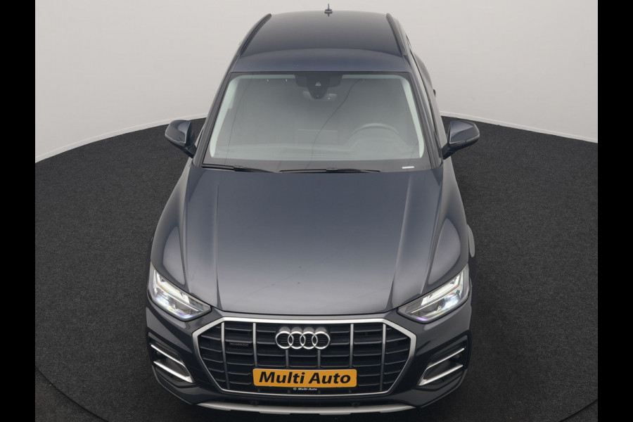 Audi Q5 50 TFSI e Pro Line PHEV 300pk Dealer O.H. | Trekhaak Af Fabriek | Camera | Voorstoelen Verwarmd | Sfeerverlichting | Virtual Cockpit | Navigatie | Cruise Control | DAB | 19"L.M | Plug In Hybrid |