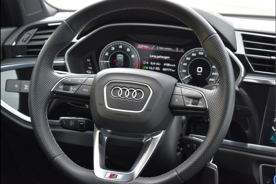 Audi Q3 Sportback 45 TFSI e S-Line Black Ed Navi Leder Camera Trekhaak 19 Inch
