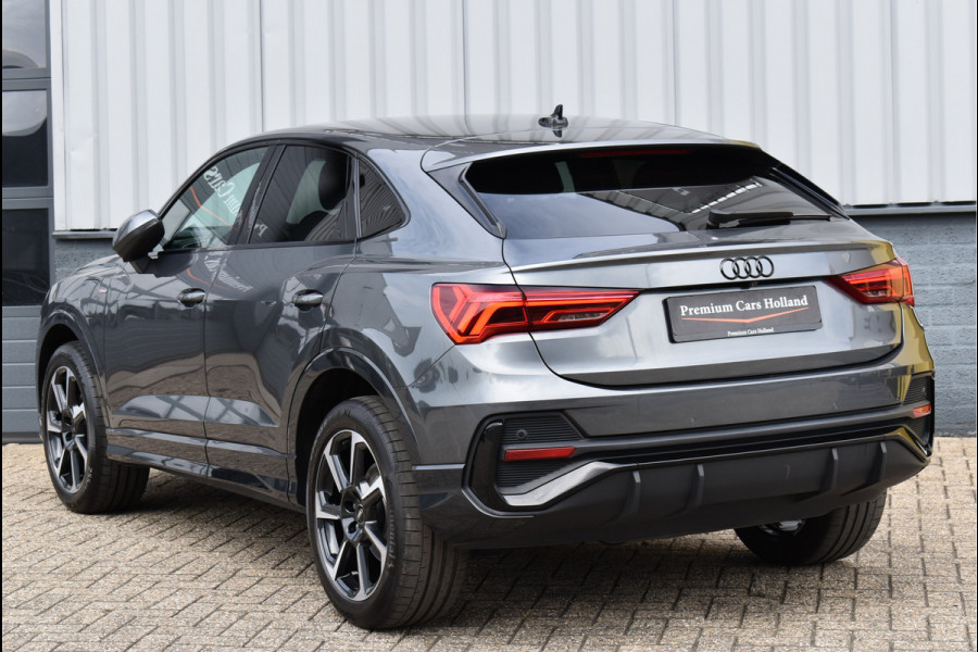 Audi Q3 Sportback 45 TFSI e S-Line Black Ed Navi Leder Camera Trekhaak 19 Inch