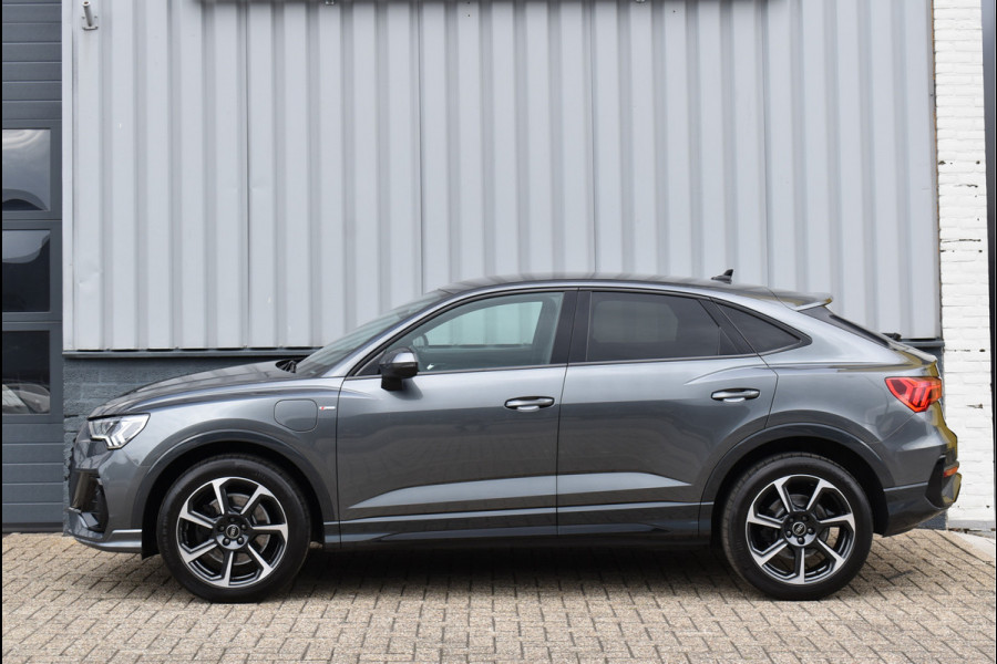 Audi Q3 Sportback 45 TFSI e S-Line Black Ed Navi Leder Camera Trekhaak 19 Inch