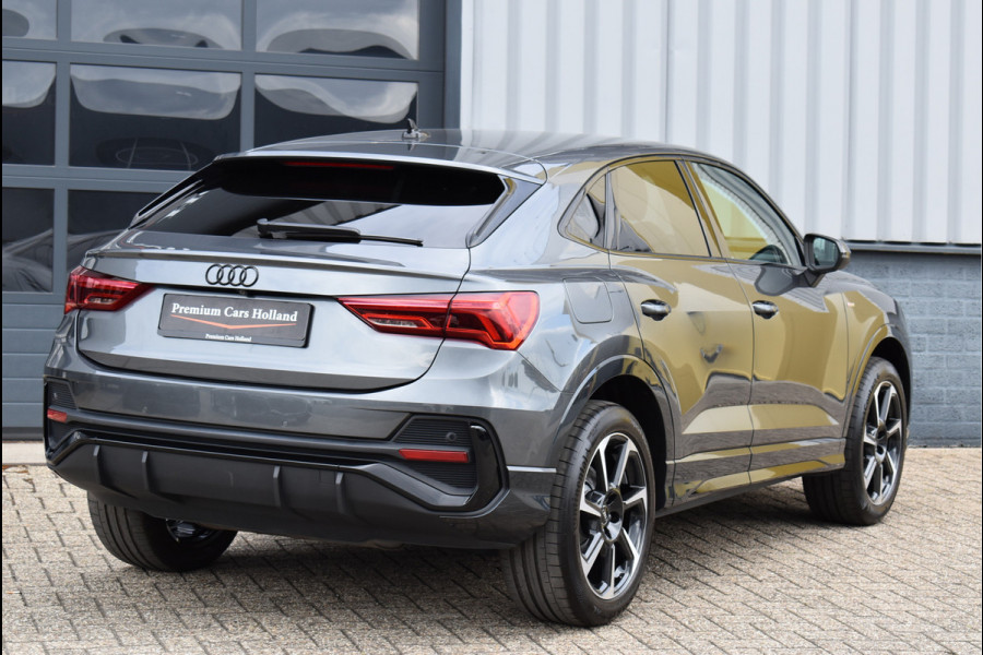 Audi Q3 Sportback 45 TFSI e S-Line Black Ed Navi Leder Camera Trekhaak 19 Inch
