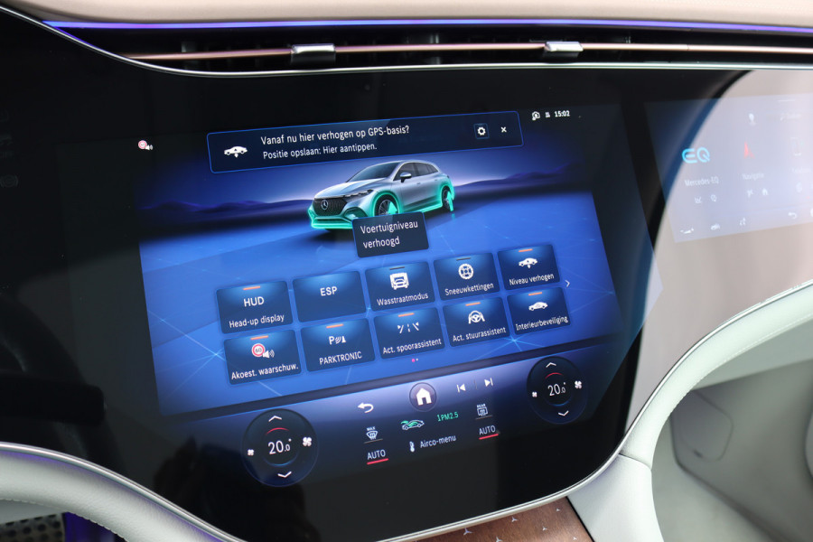 Mercedes-Benz EQS SUV 450+ AMG Line 118 kWh | Luchtvering | Hyperscreen | Achterasbesturing | Massage | Stoelventilatie | Distronic+ | Burmester | Augmented Reality HUD | Digital Light | Surround Camera |
