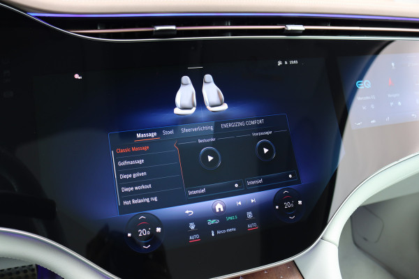 Mercedes-Benz EQS SUV 450+ AMG Line 118 kWh | Luchtvering | Hyperscreen | Achterasbesturing | Massage | Stoelventilatie | Distronic+ | Burmester | Augmented Reality HUD | Digital Light | Surround Camera |