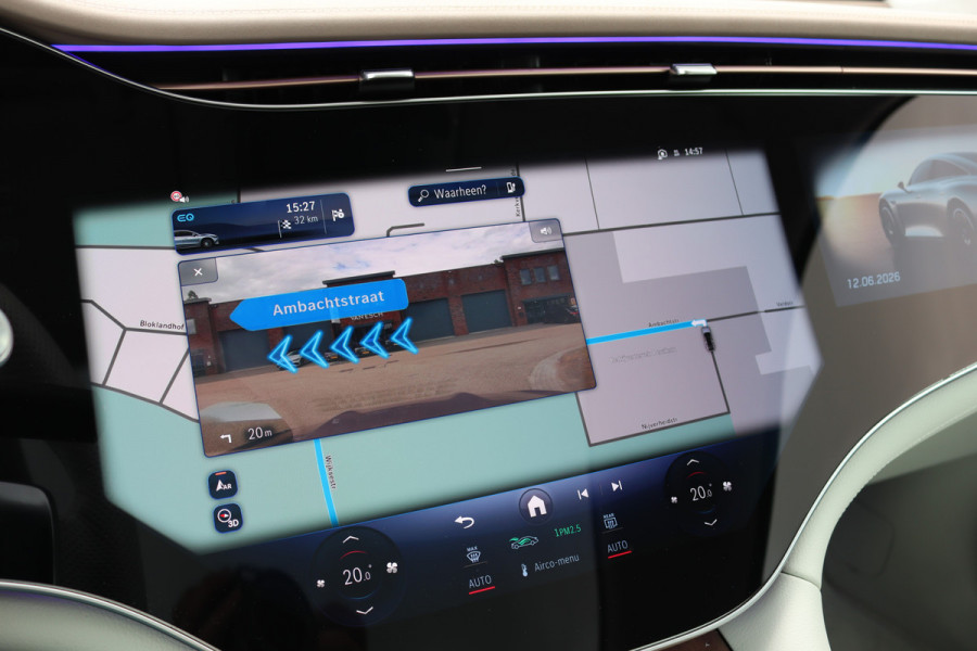 Mercedes-Benz EQS SUV 450+ AMG Line 118 kWh | Luchtvering | Hyperscreen | Achterasbesturing | Massage | Stoelventilatie | Distronic+ | Burmester | Augmented Reality HUD | Digital Light | Surround Camera |
