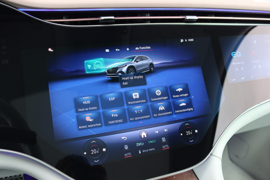 Mercedes-Benz EQS SUV 450+ AMG Line 118 kWh | Luchtvering | Hyperscreen | Achterasbesturing | Massage | Stoelventilatie | Distronic+ | Burmester | Augmented Reality HUD | Digital Light | Surround Camera |