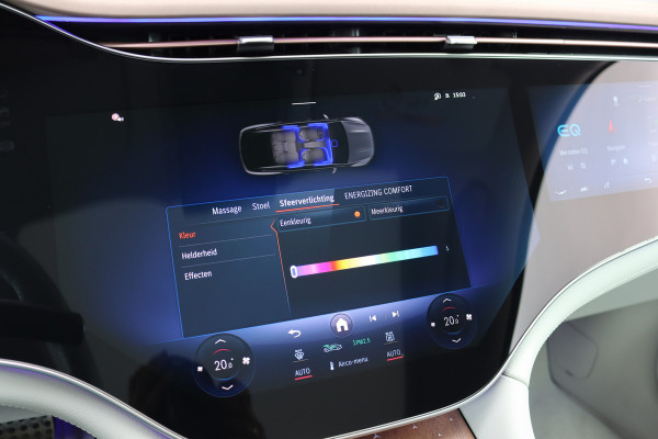 Mercedes-Benz EQS SUV 450+ AMG Line 118 kWh | Luchtvering | Hyperscreen | Achterasbesturing | Massage | Stoelventilatie | Distronic+ | Burmester | Augmented Reality HUD | Digital Light | Surround Camera |
