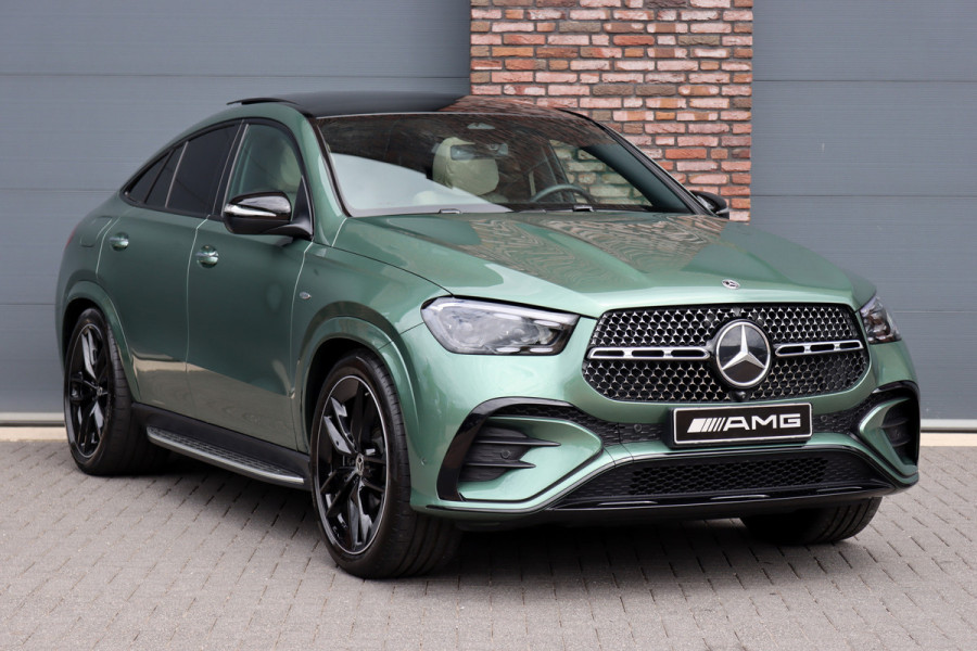 Mercedes-Benz GLE Coupé 400 e 4MATIC AMG Line | Manufaktur | Luchtvering | Distronic | Stoelventilatie | Verwarmd Stuurwie | Massage | Burmester | HUD | Trekhaak | Multibeam LED |