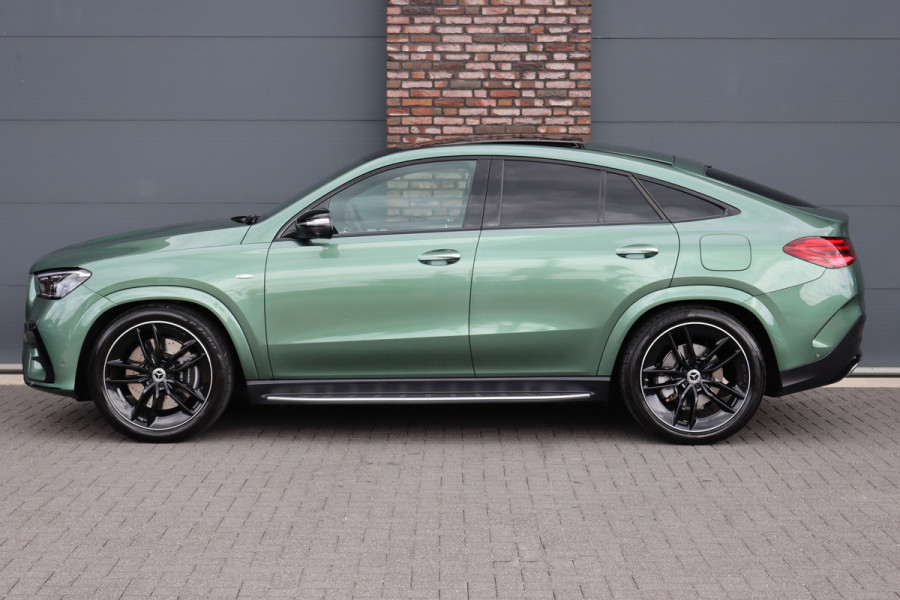 Mercedes-Benz GLE Coupé 400 e 4MATIC AMG Line | Manufaktur | Luchtvering | Distronic | Stoelventilatie | Verwarmd Stuurwie | Massage | Burmester | HUD | Trekhaak | Multibeam LED |