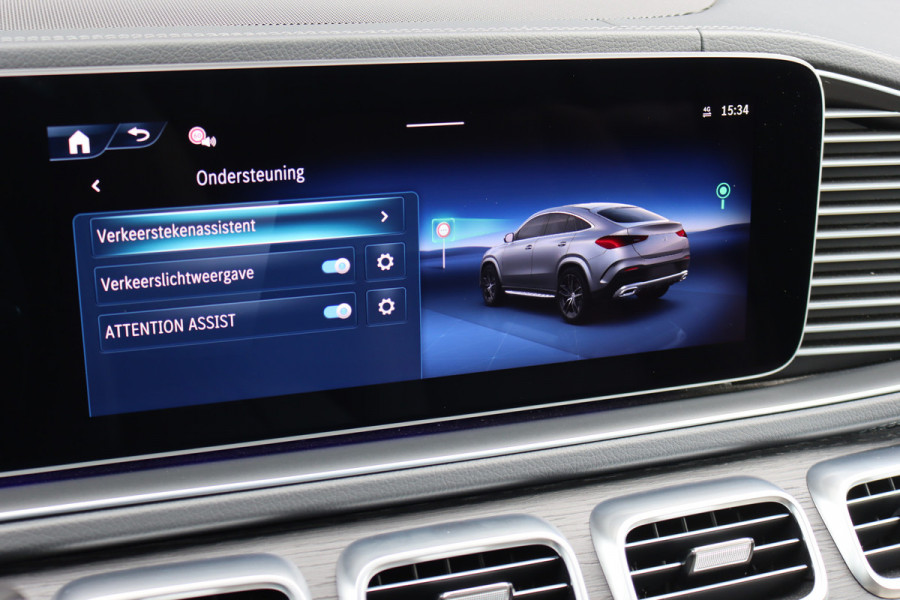 Mercedes-Benz GLE Coupé 400 e 4MATIC AMG Line | Manufaktur | Luchtvering | Distronic | Stoelventilatie | Verwarmd Stuurwie | Massage | Burmester | HUD | Trekhaak | Multibeam LED |