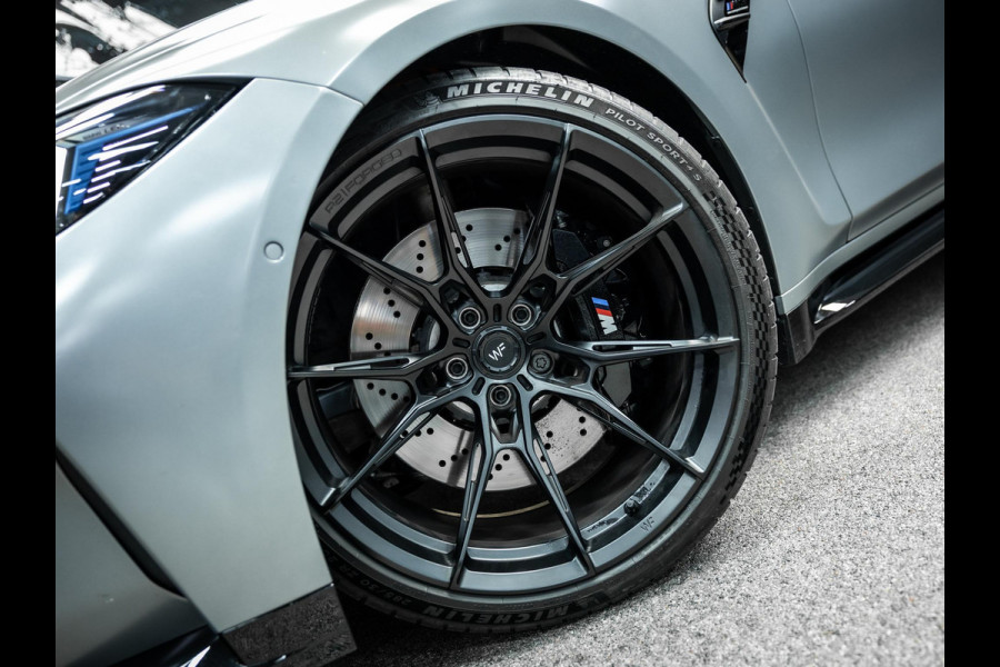 BMW 3 Serie Touring M3 xDrive Competition | Frozen Pure Grey II | WheelForce Velgen | Head-Up Display | Harman Kardon |