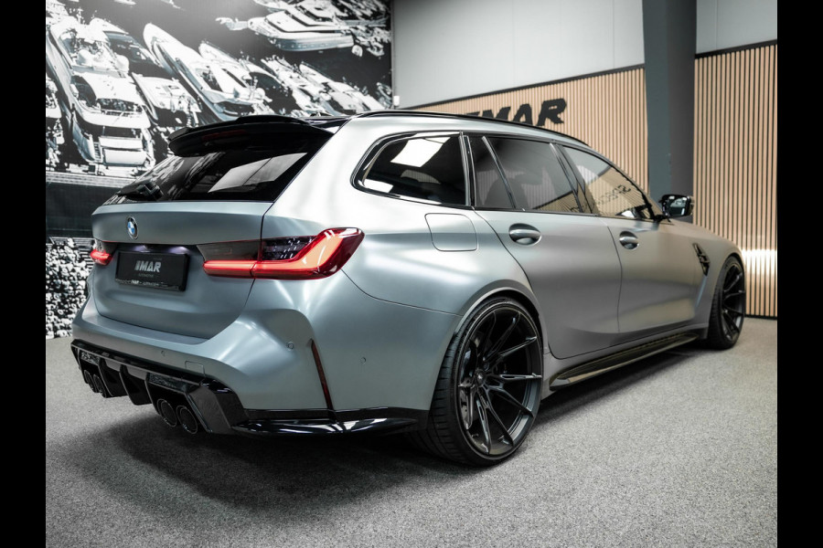 BMW 3 Serie Touring M3 xDrive Competition | Frozen Pure Grey II | WheelForce Velgen | Head-Up Display | Harman Kardon |