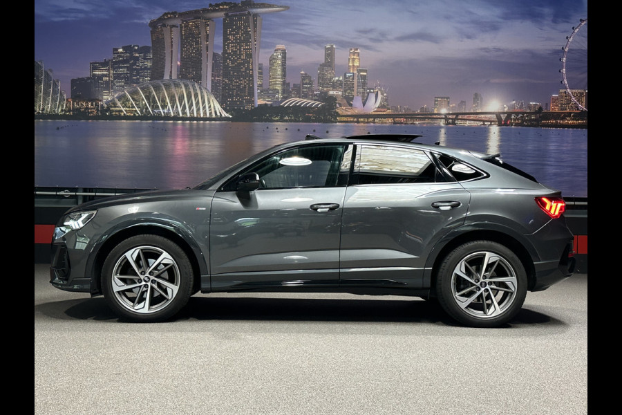Audi Q3 Sportback 35 TFSI 3xS-Line Trekhaak|Keyless|Sfeerlicht|Camera|Panorama|Full Option