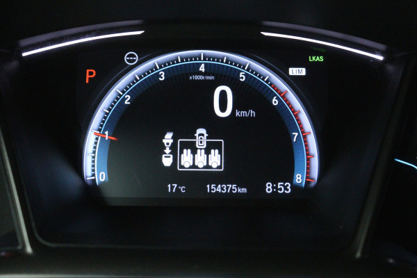 Honda Civic 1.0 i-VTEC Elegance (TREKHAAK, DIGITALE COCKPIT, CAMERA, STOELVERWARMING, CRUISE ADAPTIEF, PARKEERSENSOREN)
