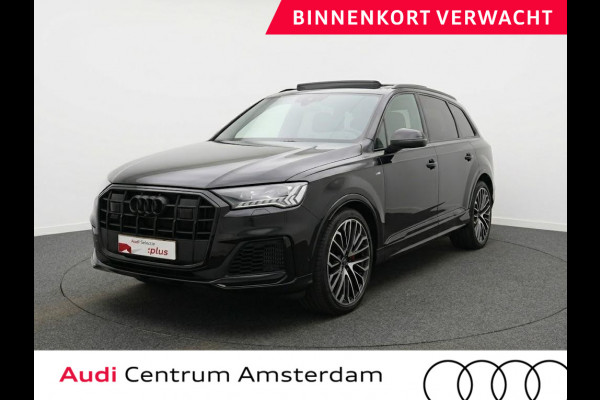 Audi Q7 60 TFSI e quattro Pro Line S Competition 490 pk | Head Up Display | Panoramadak | Elektr. trekhaak | Rondomzicht camera | B&O Soundsystem | Stoelverwarming v/a |  Laser Led koplampen