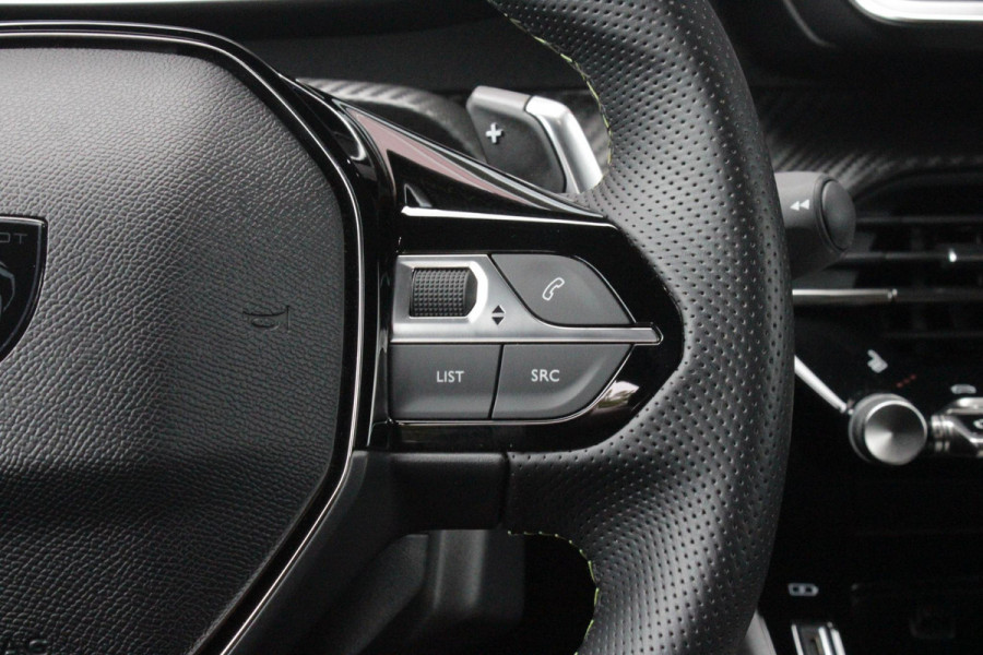 Peugeot 208 1.2 Hybrid 145PK AUTOMAAT GT PACK | ELEKTRISCH BEDIENBARE BESTUURDERSSTOEL MET MASSAGE FUNCTIE | ALCANTARA BEKLEDING | STOEL VERWARMING | CRUISE CONTROL | DAB+ RADIO | APPLE CARPLAY/ANDROID AUTO | FULL LED KOPLAMPEN | KEYLESS ENTRY/START | 17" LICHTMETALEN VELGEN | CLIMATE CONTROL |