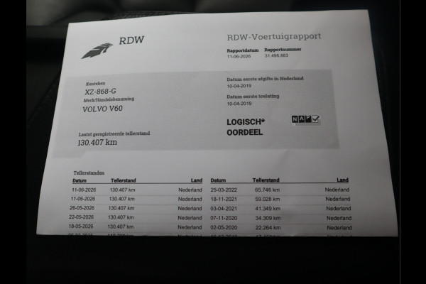 Volvo V60 2.0 T5 Momentum Navi / Climate / Elek trekh / Stoelverw / BTW auto /