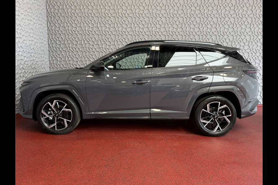 Hyundai Tucson NIEUW 1.6 T-GDI PHEV N-LINE 360°CAMERA ELEK.KLEP ELEK.STOEL MEMORY VERWARMD/GEKOELD SUBWOOFER 19" LMV ZWARTE HEMEL STUURVERW. PLUG IN HYBRIDE
