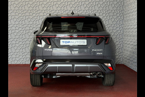 Hyundai Tucson ONGEBRUIKTE AUTO 1.6 T-GDI PHEV N-LINE CAMERA ELEK.KLEP ELEK.STOEL/GEHEUG.VERW/GEKOELD SUBWFR 19''LMV ZWARTE HEMEL STUURVERW. PLUG IN HYBRIDE