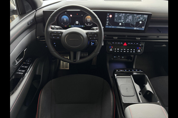 Hyundai Tucson ONGEBRUIKTE AUTO 1.6 T-GDI PHEV N-LINE CAMERA ELEK.KLEP ELEK.STOEL/GEHEUG.VERW/GEKOELD SUBWFR 19''LMV ZWARTE HEMEL STUURVERW. PLUG IN HYBRIDE