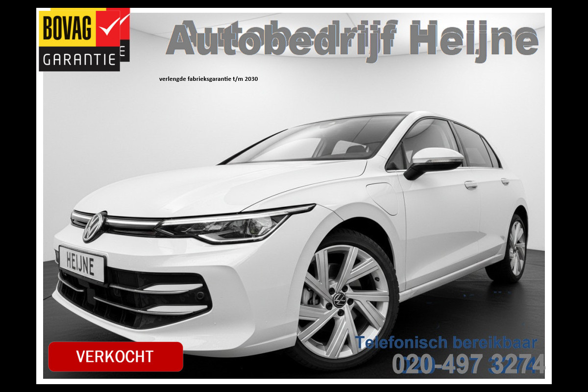 Volkswagen Golf 1.5 eHybrid 204PK PHEV STYLE EDITION CAMERA/NAVI/HEAD-UP/CARPLAY *verlengde fabrieksgarantie t/m2030*