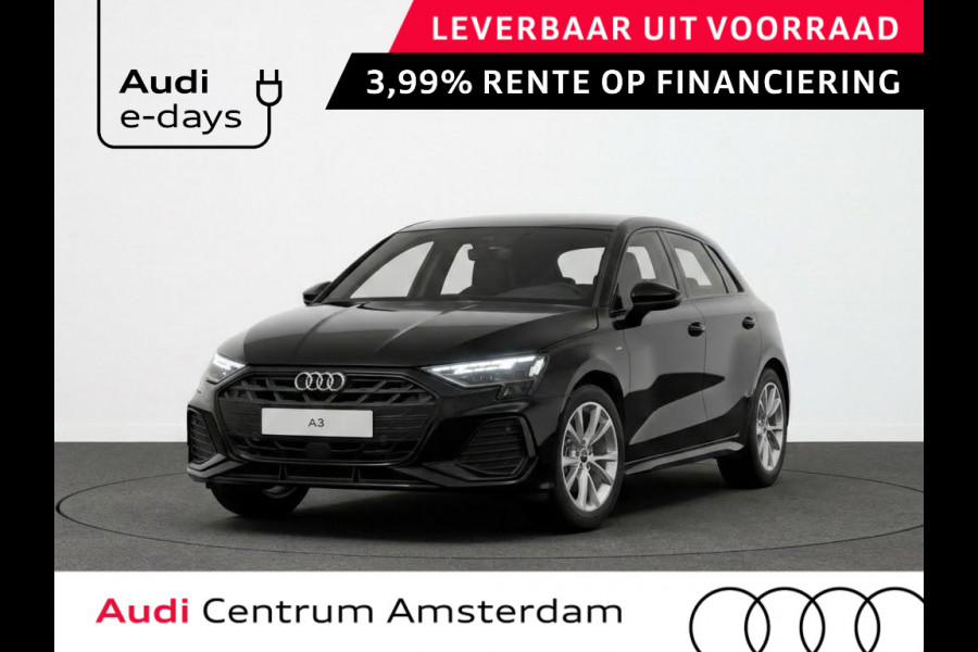 Audi A3 Sportback S edition 40 TFSI e 204 pk | Comfortpakket plus | Lichtpakket plus ambient light | Glazen panoramadak | achteruitrijcamera |