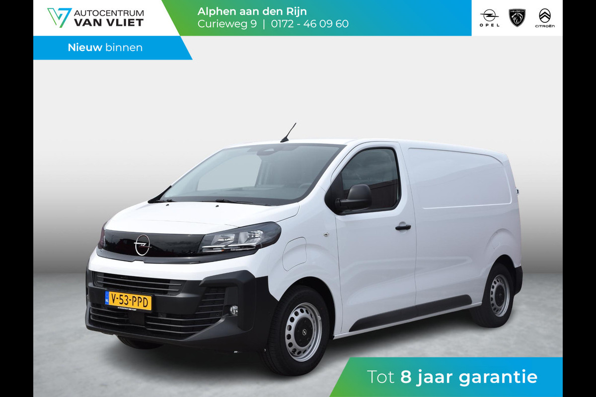 Opel Vivaro Electric L2 75 kWh LED Laadruimteverlichting (FC56)  /  Houten afwerking laadruimte (GB38)  /  Geïsoleerde comfort scheidingswand met vaste ruit (PX37)  /  Reservewiel (RS03)  /  Surround View pakket (WYAY)