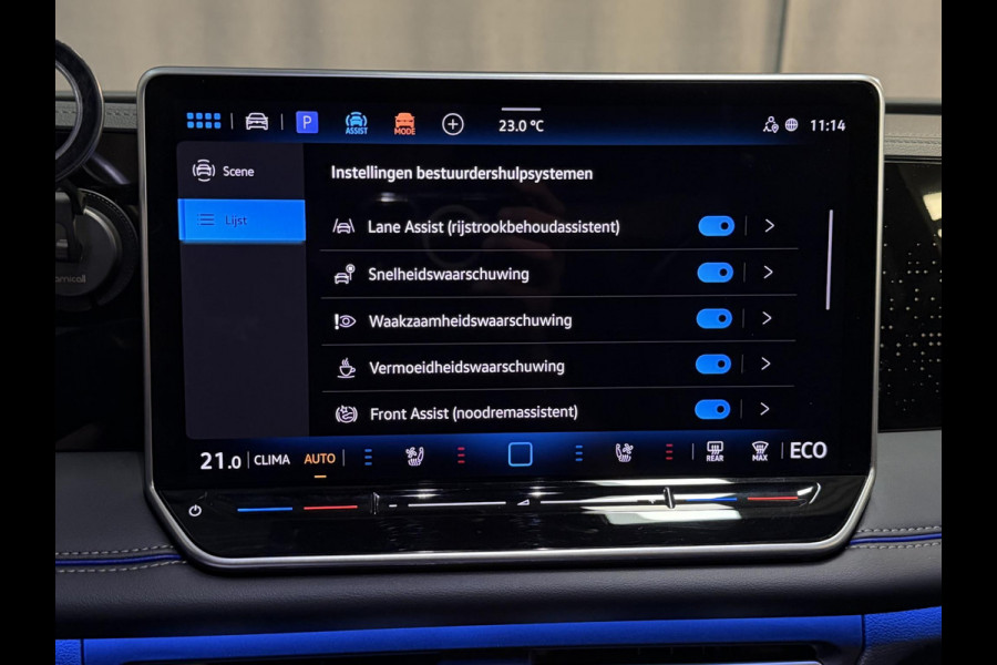 Volkswagen Tiguan 1.5 eHybrid R-Line Black Style 272pk 20"/VOL Leder + memory/Trekhaak/Harman Kardon/Stuur + stoelverwarming + koeling/Matrix LED/Dodehoek/Head-up