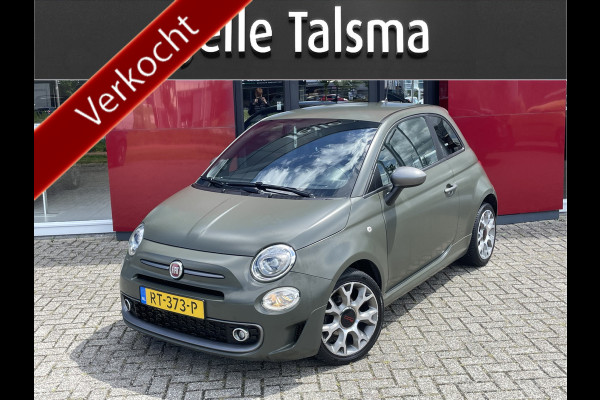 Fiat 500 TwinAir Turbo Sport | Verde Military | Cruise control | 16" Velgen