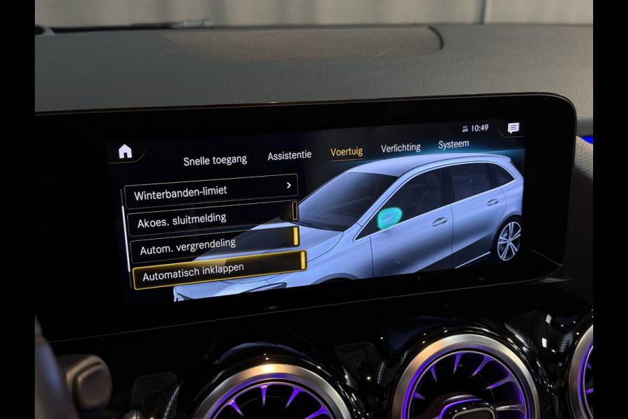 Mercedes-Benz B-Klasse 250 e 17"/Panoramadak/Trekhaak/Head-up/Dodehoek/Adaptieve cruise/Camera/Stoelverwarming/Sfeerverlichting/Apple Carplay & Android Auto