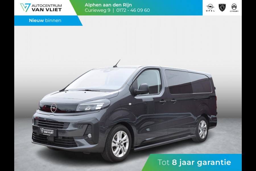Opel Vivaro Electric L3 75 kWh DC | DUBBELE CABINE | BETIMMERING | SIDE BARS | 2 SCHUIFDEUREN | TREKHAAK | STOELVERWARMING | CAMERA | NAVI |