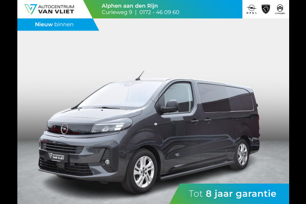 Opel Vivaro Electric L3 75 kWh DC | DUBBELE CABINE | BETIMMERING | SIDE BARS | 2 SCHUIFDEUREN | TREKHAAK | STOELVERWARMING | CAMERA | NAVI |