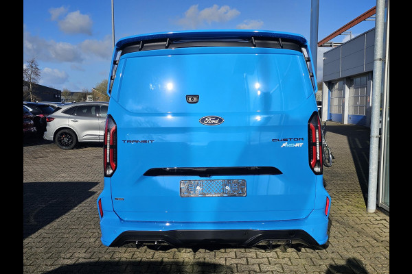 Ford Transit Custom 320 2.5 PHEV L1H1 MS-RT DC Trekhaak! | Dubbele Cabine | Dubbele zijschuifdeur | Keyless entry | Lederen sportstoelen | Elektrische zijschuifdeur | Virtual cockpit | Fabrieksgarantie tm. 16-04-2029