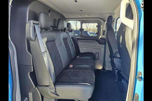 Ford Transit Custom 320 2.5 PHEV L1H1 MS-RT DC Trekhaak! | Dubbele Cabine | Dubbele zijschuifdeur | Keyless entry | Lederen sportstoelen | Elektrische zijschuifdeur | Virtual cockpit | Fabrieksgarantie tm. 16-04-2029