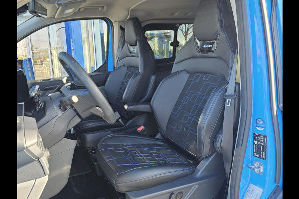 Ford Transit Custom 320 2.5 PHEV L1H1 MS-RT DC Trekhaak! | Dubbele Cabine | Dubbele zijschuifdeur | Keyless entry | Lederen sportstoelen | Elektrische zijschuifdeur | Virtual cockpit | Fabrieksgarantie tm. 16-04-2029