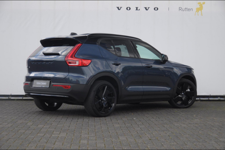 Volvo EX40 Single Motor Extended Range Plus Black Ed. 82 kWh / DEMO LEX / Panoramadak / Apple Carplay / Android Auto / Harman kardon audio / Adaptive cruise control / Pilot assist / Lichtmetalen velgen /