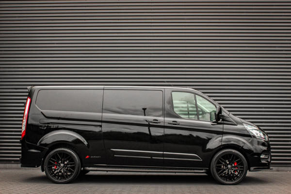 Ford Transit Custom 300 2.0 TDCI L2H1 JB-EDITION / 130PK AUTOMAAT / FULL BLACK / RAPTOR GRILL / SIDE-BARS / TREKHAAK /APPLECARPLAY