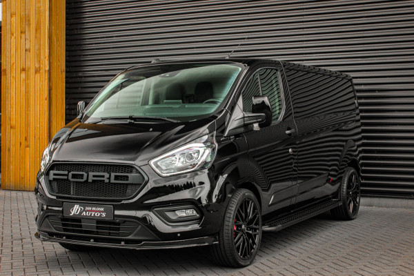 Ford Transit Custom 300 2.0 TDCI L2H1 JB-EDITION / 130PK AUTOMAAT / FULL BLACK / RAPTOR GRILL / SIDE-BARS / TREKHAAK /APPLECARPLAY