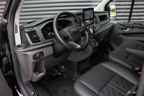 Ford Transit Custom 300 2.0 TDCI L2H1 JB-EDITION / 130PK AUTOMAAT / FULL BLACK / RAPTOR GRILL / SIDE-BARS / TREKHAAK /APPLECARPLAY