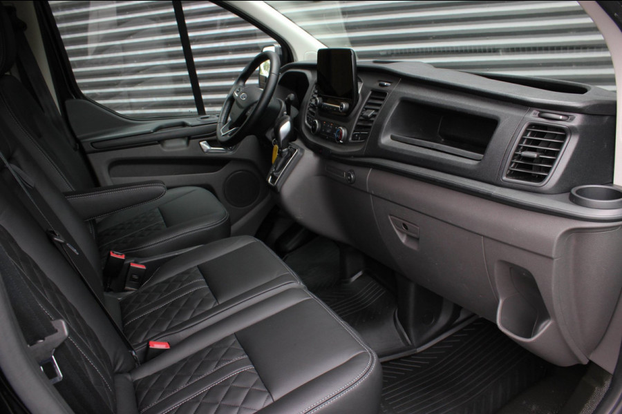 Ford Transit Custom 300 2.0 TDCI L2H1 JB-EDITION / 130PK AUTOMAAT / FULL BLACK / RAPTOR GRILL / SIDE-BARS / TREKHAAK /APPLECARPLAY