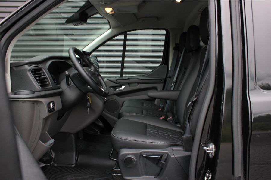 Ford Transit Custom 300 2.0 TDCI L2H1 JB-EDITION / 130PK AUTOMAAT / FULL BLACK / RAPTOR GRILL / SIDE-BARS / TREKHAAK /APPLECARPLAY