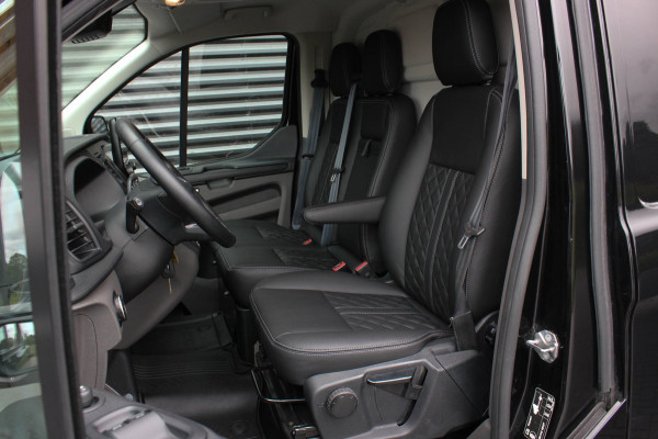 Ford Transit Custom 300 2.0 TDCI L2H1 JB-EDITION / 130PK AUTOMAAT / FULL BLACK / RAPTOR GRILL / SIDE-BARS / TREKHAAK /APPLECARPLAY