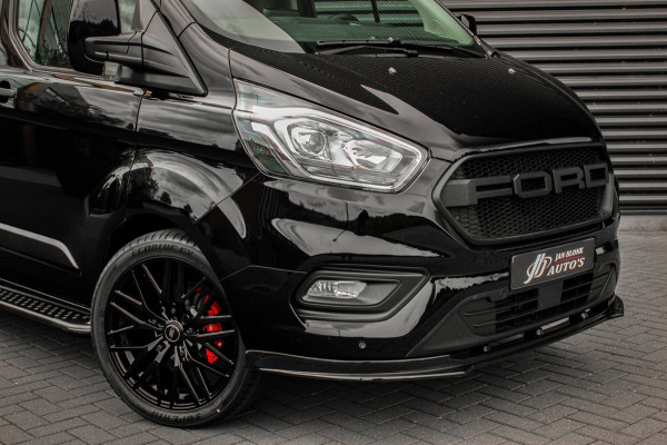 Ford Transit Custom 300 2.0 TDCI L2H1 JB-EDITION / 130PK AUTOMAAT / FULL BLACK / RAPTOR GRILL / SIDE-BARS / TREKHAAK /APPLECARPLAY