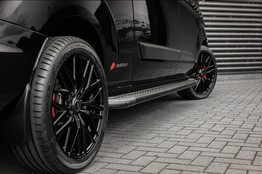 Ford Transit Custom 300 2.0 TDCI L2H1 JB-EDITION / 130PK AUTOMAAT / FULL BLACK / RAPTOR GRILL / SIDE-BARS / TREKHAAK /APPLECARPLAY