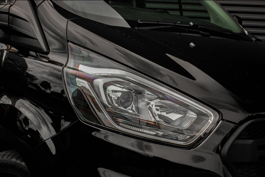 Ford Transit Custom 300 2.0 TDCI L2H1 JB-EDITION / 130PK AUTOMAAT / FULL BLACK / RAPTOR GRILL / SIDE-BARS / TREKHAAK /APPLECARPLAY